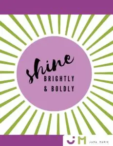 Shine Brightly and Boldly flyer