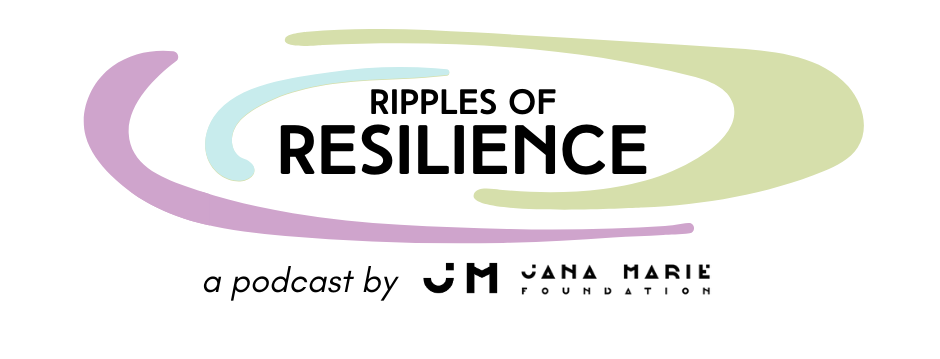 Logo for the Ripples of Resilience Podcast
